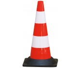 CONE PLASTIQUE 50 CM PIED...